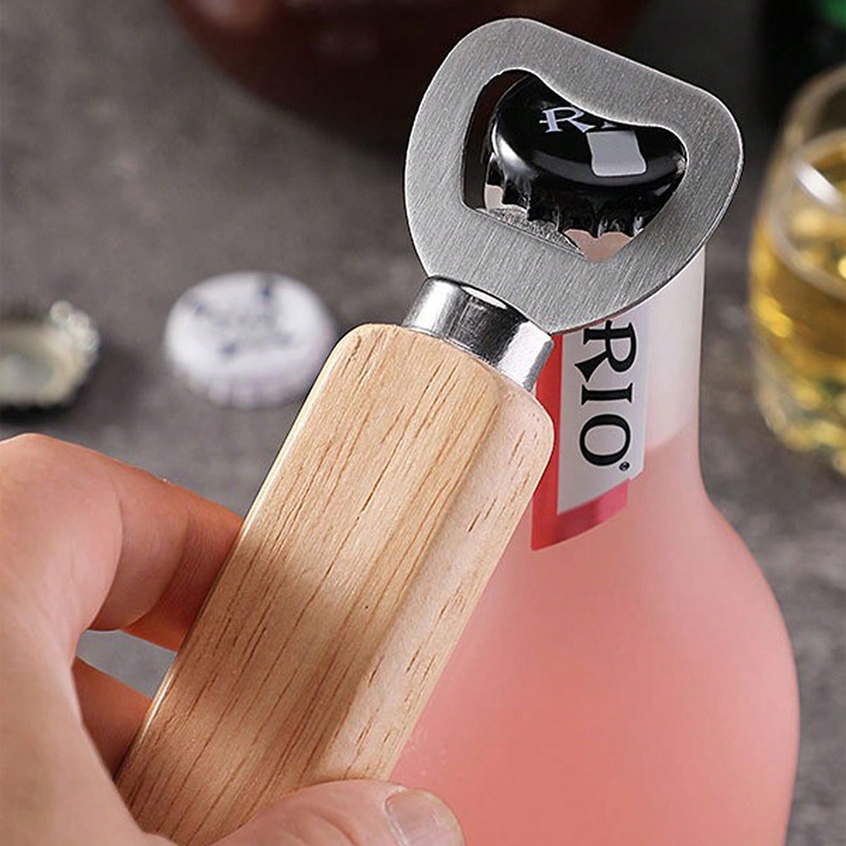 Personalized Wooden Beer Bottle Opener
